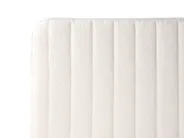 Säng med lamellram Bouclé LUNAN 120 x 200 cm Off-White_1025659