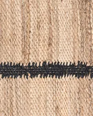Rug GONDIA Black/ Beige 160 x 230 cm Jute_1040304