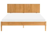 Bedroom Set Pine Wood AMBAZAC 160 x 200 cm (EU King Size) Light Brown_1118976