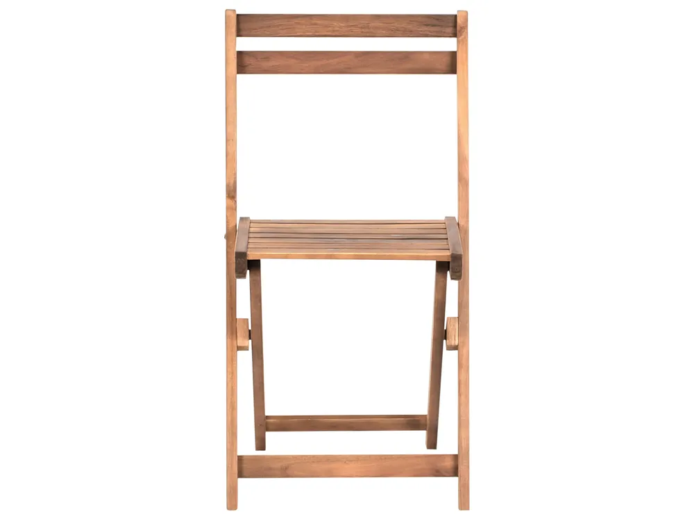 Bistro Set Folding SACILE Acacia Wood Brown_986771