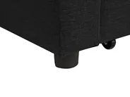 Sofa Bed 3 Seater GLOMMA Fabric Black_718006