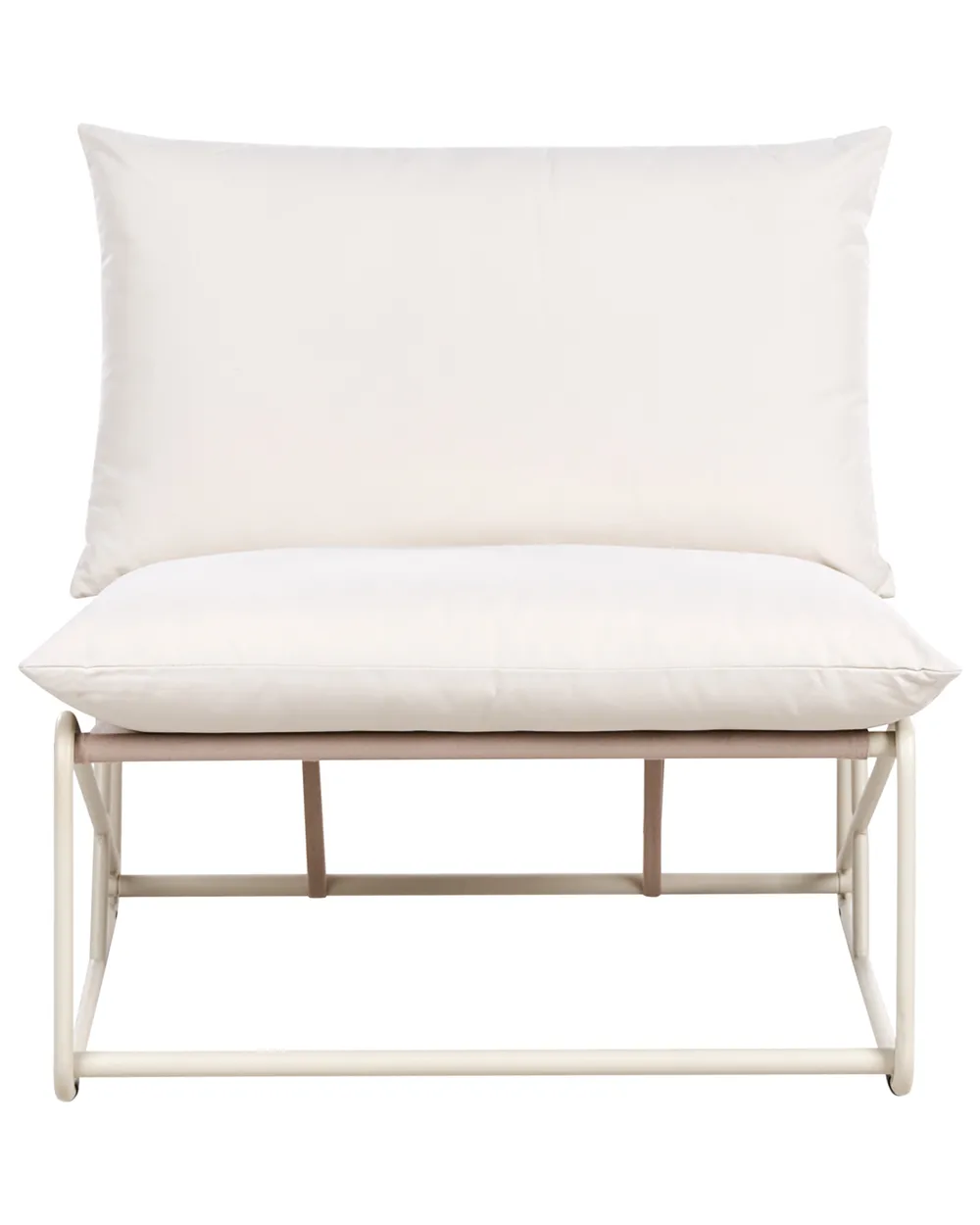 Stol med dyna PICO Metall Ljusbeige_1012896