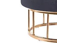 Storage Pouffe ELGIN Velvet Black_1186314