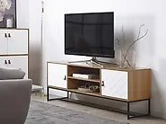 TV-taso NUEVA Vaaleanruskea/valkoinen_1178025