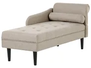 Right-Hand Chaise Longue YVOIRE Fabric Beige_1040425