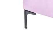 Kids Bed Crown Velvet RUBIAN 90 x 200 cm (EU Single) with LED Lights Violet_1053826