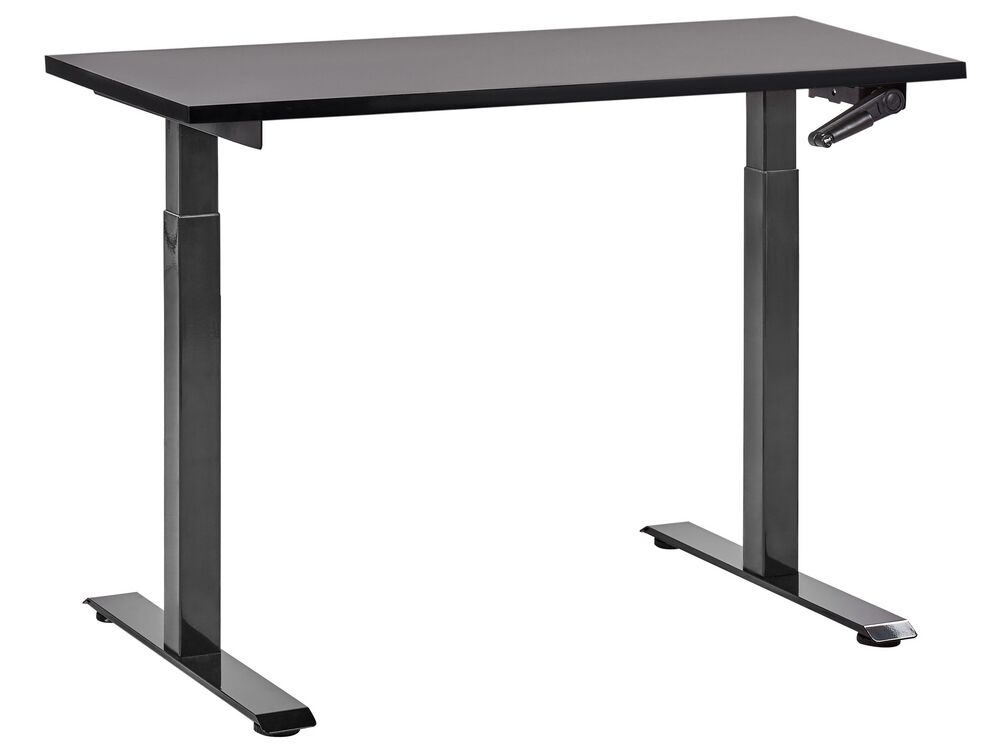 Manual Adjustable Standing Desk DESTINES 120 cm x 72 cm Black