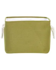 Set of 3 Baskets DARQAB Cotton Olive Green_849721