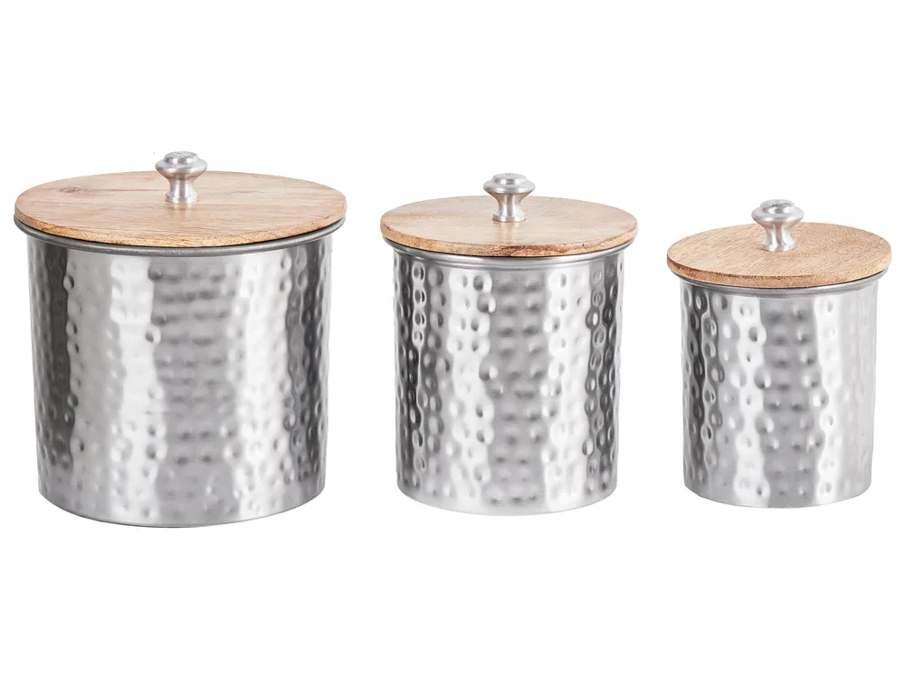 Storage Container ALEXANDRIA Metal Silver