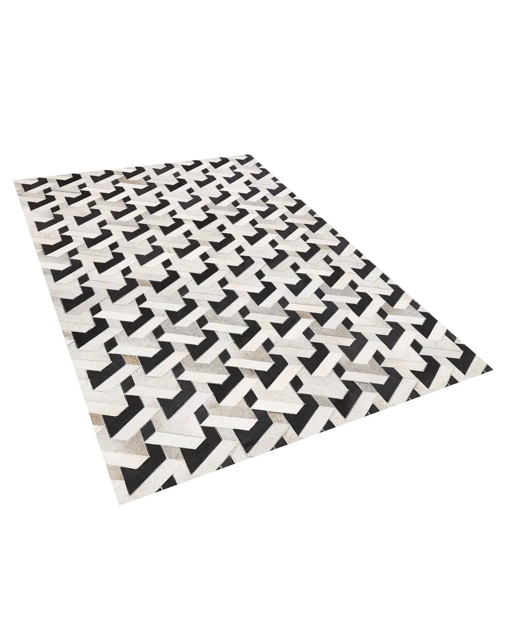 Rug NARMAN Grey 140 x 200 cm Leather_780708