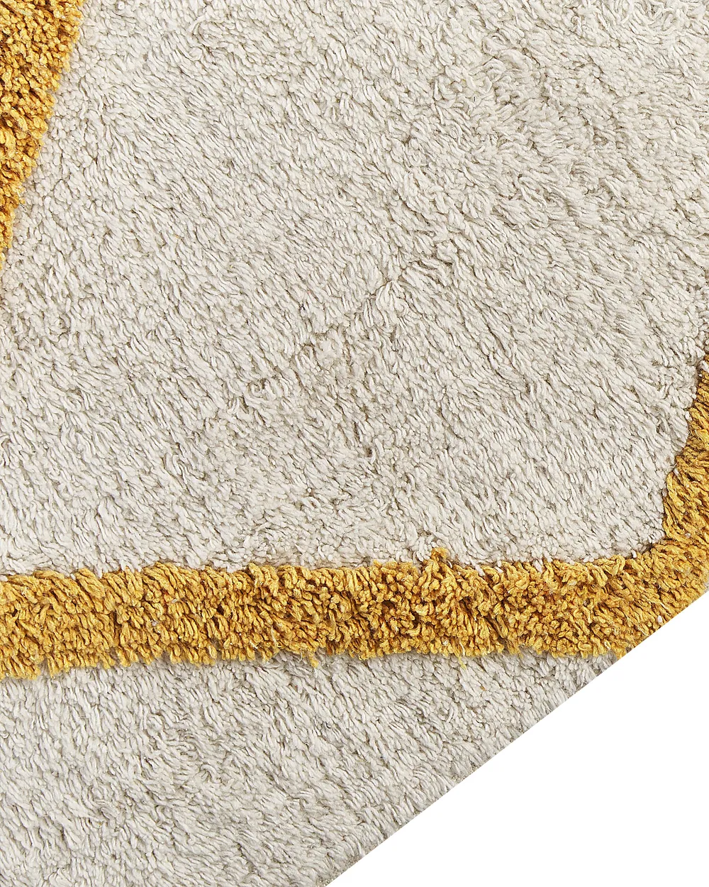 Rug BEYLER White 160 x 230 cm Cotton_842985