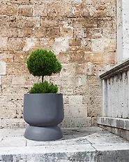 Kukkaruukku ARAUCARIA 42 cm Harmaa_1185176