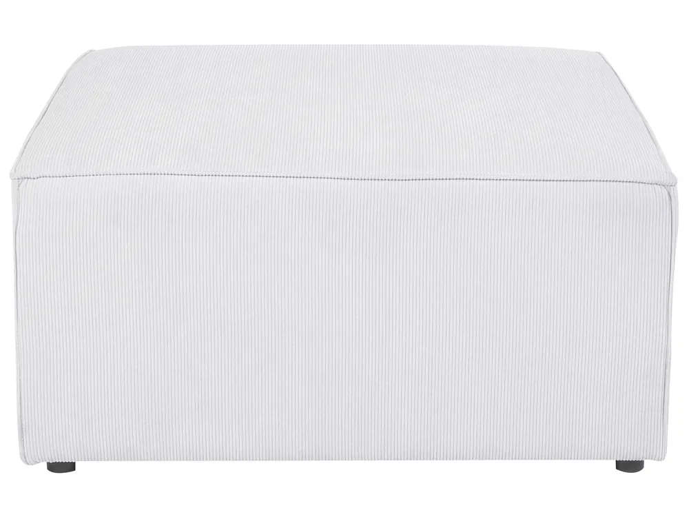 Ottoman LEMVIG Corduroy Off-White_869253