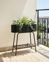 Plant Stand LINNAEA 60 cm Metal Black