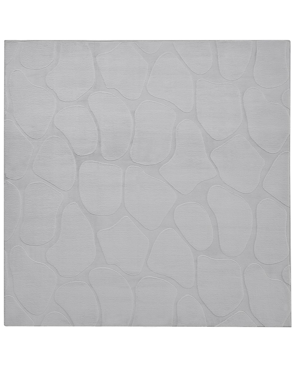 Rug KAWI Light Grey 160 x 160 cm