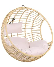 Hanging Chair with Stand ASPIO PE Rattan Natural_763703