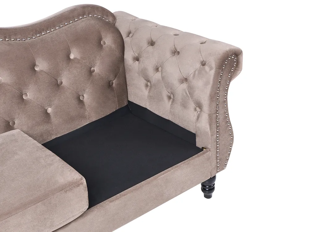 Soffgrupp 5-sits SKIEN Sammet Taupe_1034484