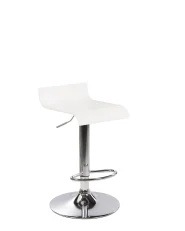 Set med 2 barstolar VALENCIA Vridbar Vit_700777