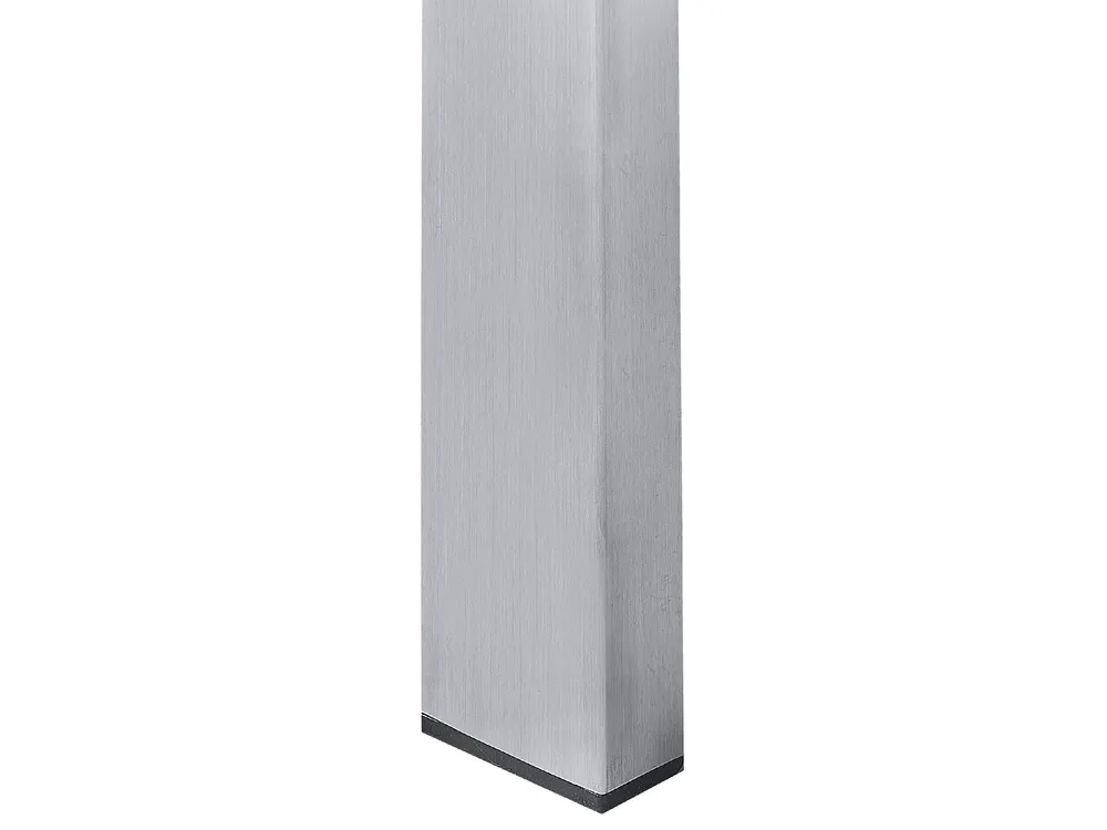 Garden Dining Table COSOLETO 180 cm 90 cm Glass Grey_881931