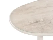 Garden Sofa 6 Seater ORIOLO with Tables Metal Light Beige_1125422