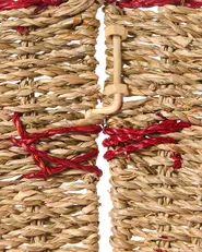 Christmas Tree Collar HIVER 43 cm Seagrass Red_1011282