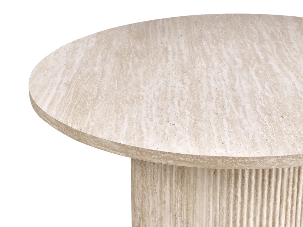 Coffee Table AMMON Travertine Effect_986948