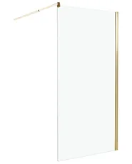 Shower Screen AHAUS 1000 x 1900 mm Gold_944342