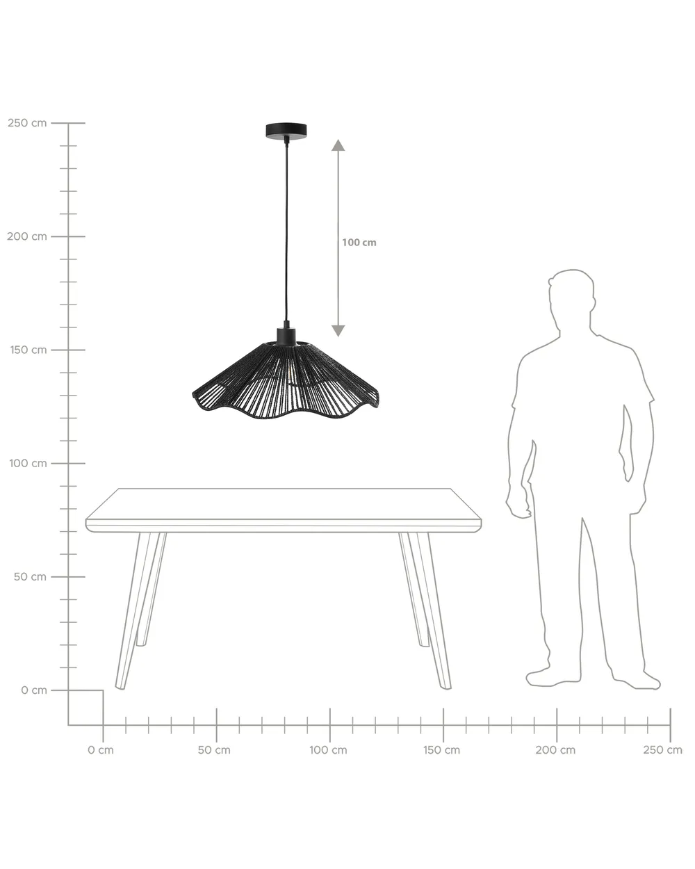 Pendant Lamp MIGORI Paper Black_1029240