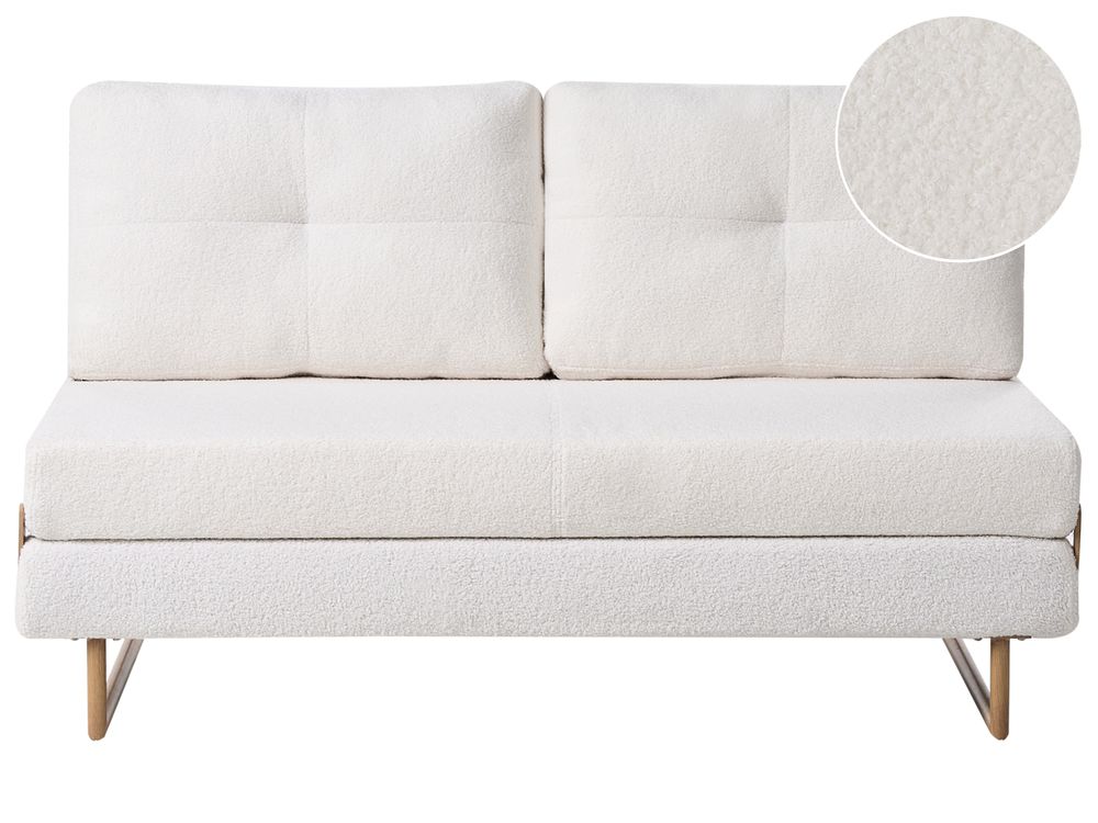 Sovesofa 3-seter JERSLEV Bouclé Off white