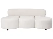 Sofa 3 Seater BLAVAND Boucle Off-White_1061479