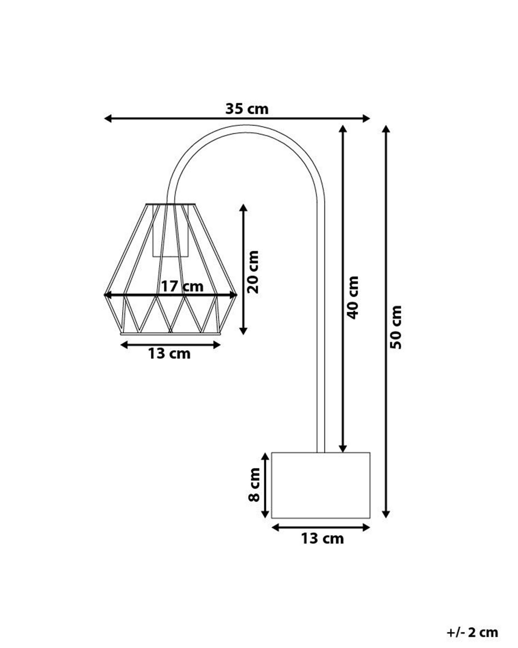 Bordslampa MOONI Metall Mässing_695699