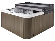 Outdoor Hot Tub with LED VILLARRICA White_965304