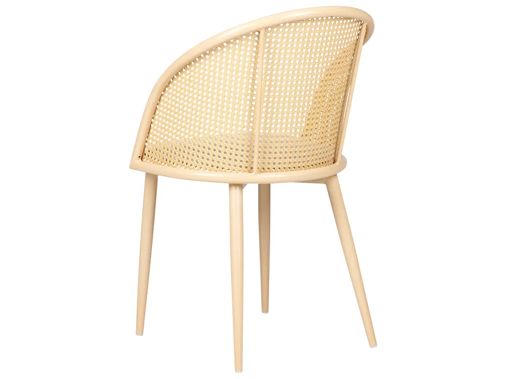 Ruokatuolisetti 2 kpl CORNELL Metalli Vaaleanbeige_888138