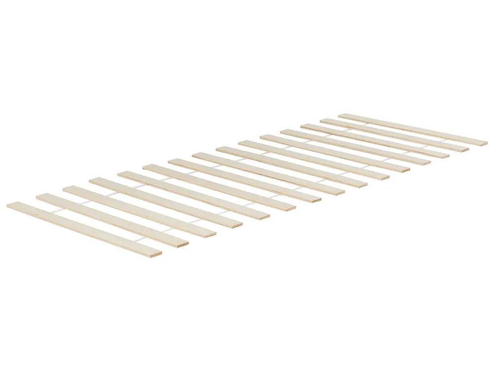 Bunk Bed House Pine Wood LABATUT 90 x 200 cm (EU Single) Light Brown_911503