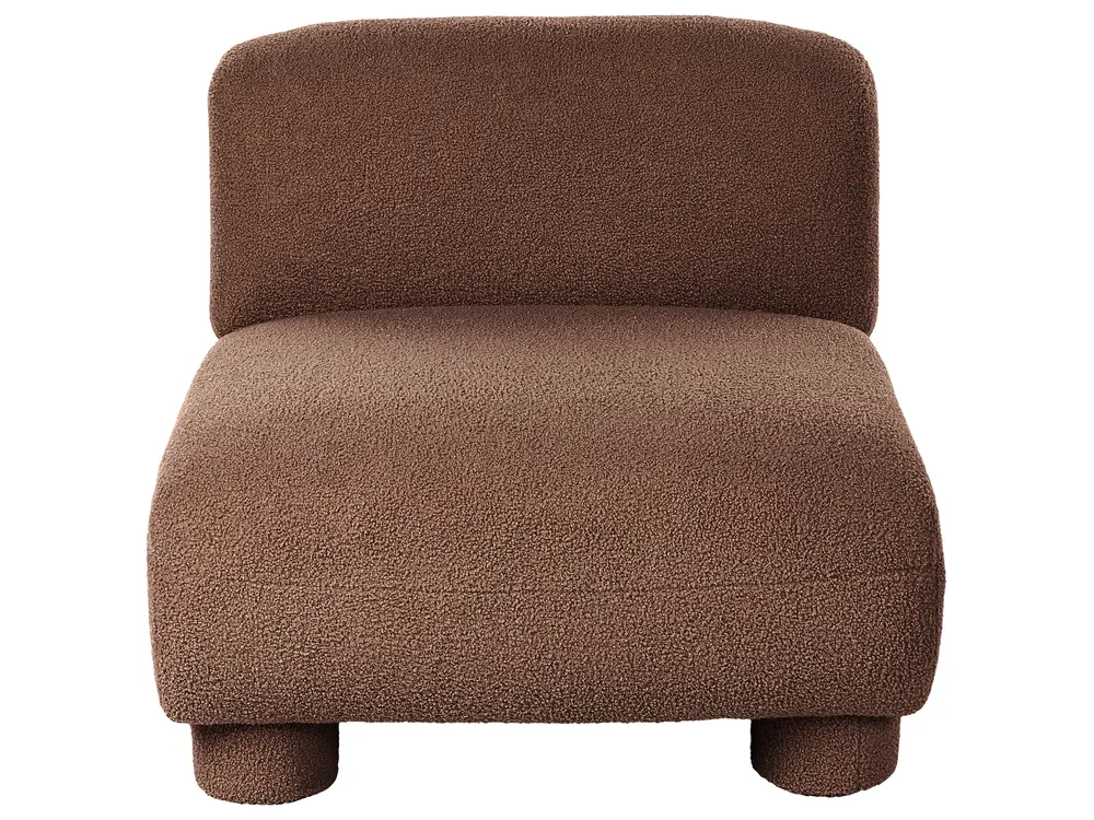 Modulär soffgrupp 4-sits MJALBI Bouclé Brun_1075388