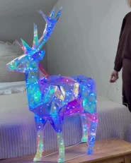 Outdoor Decoration Smart LED with App POLARIS 90 cm Reindeer Multicolour_1047173
