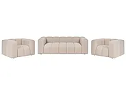 Sofagruppe 5-seters ANTOLA Bouclé Beige_1161578