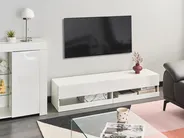 TV Stand with LED EDMONTON White_1051220