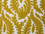 Set med 2 prydnadskuddar PRIMULA 45 x 45 cm Bomull Senapsgul Ikat_770976