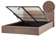 Ottoman Bed ORBEY Boucle Brown 180 x 200 cm (EU Super King)_982037