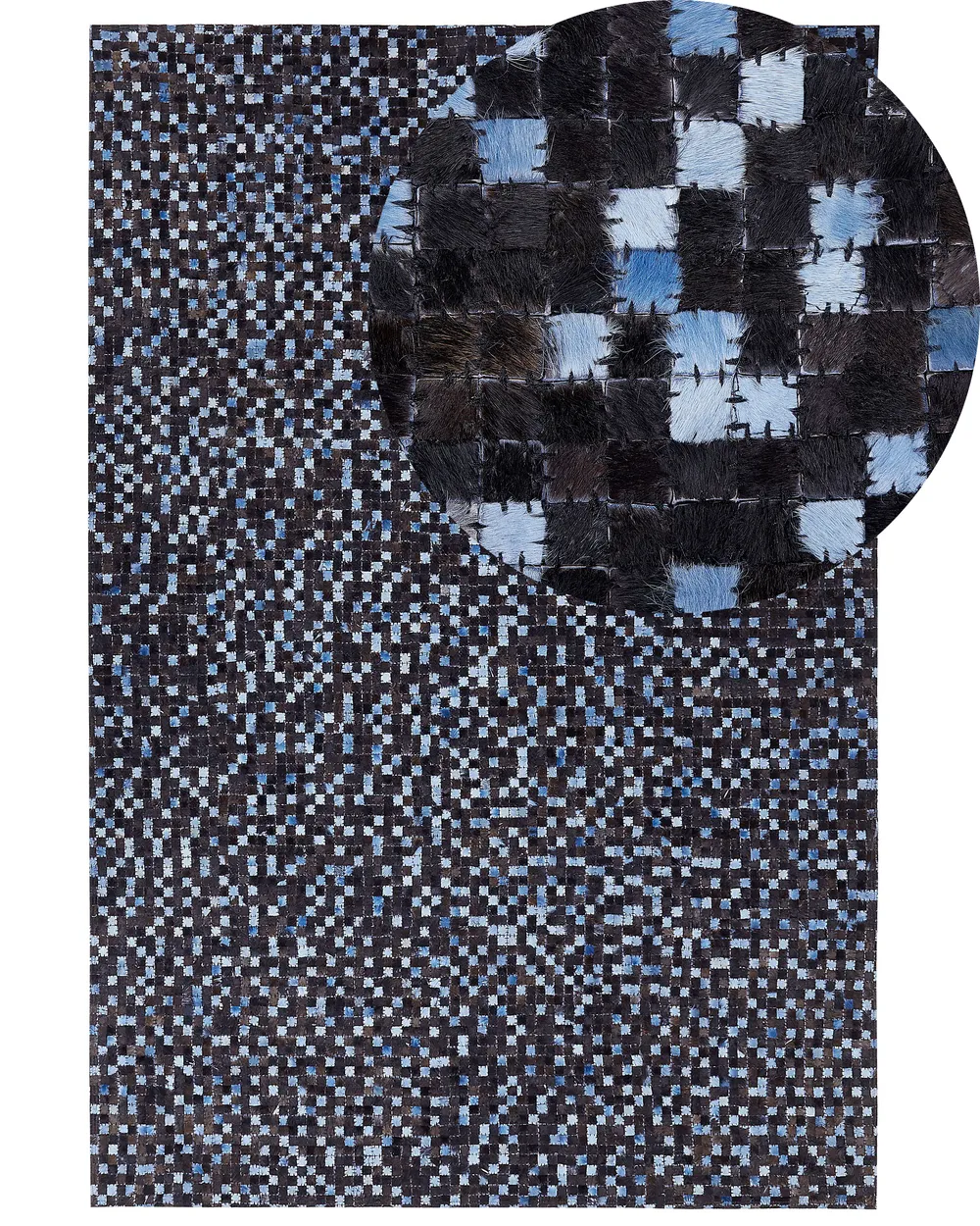 Matta IKISU Mörkbrun 160 x 230 cm Läder