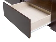 Bed with Storage Drawers Wood CAHORS 90 x 200 cm (EU Single) Dark Brown_729439