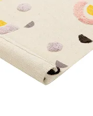 Lastenhuoneen matto CURUP Monivärinen 80 x 150 cm Puuvilla_866856