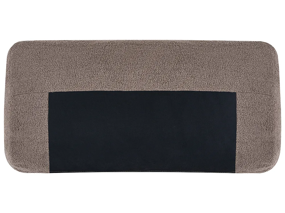 Sofa 3-seter NARILLA Bouclé Gråbrun_1161477