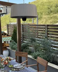Upphängd infraröd terrassvärmare ASCEA 1 500 W Ljusgrå_1017774