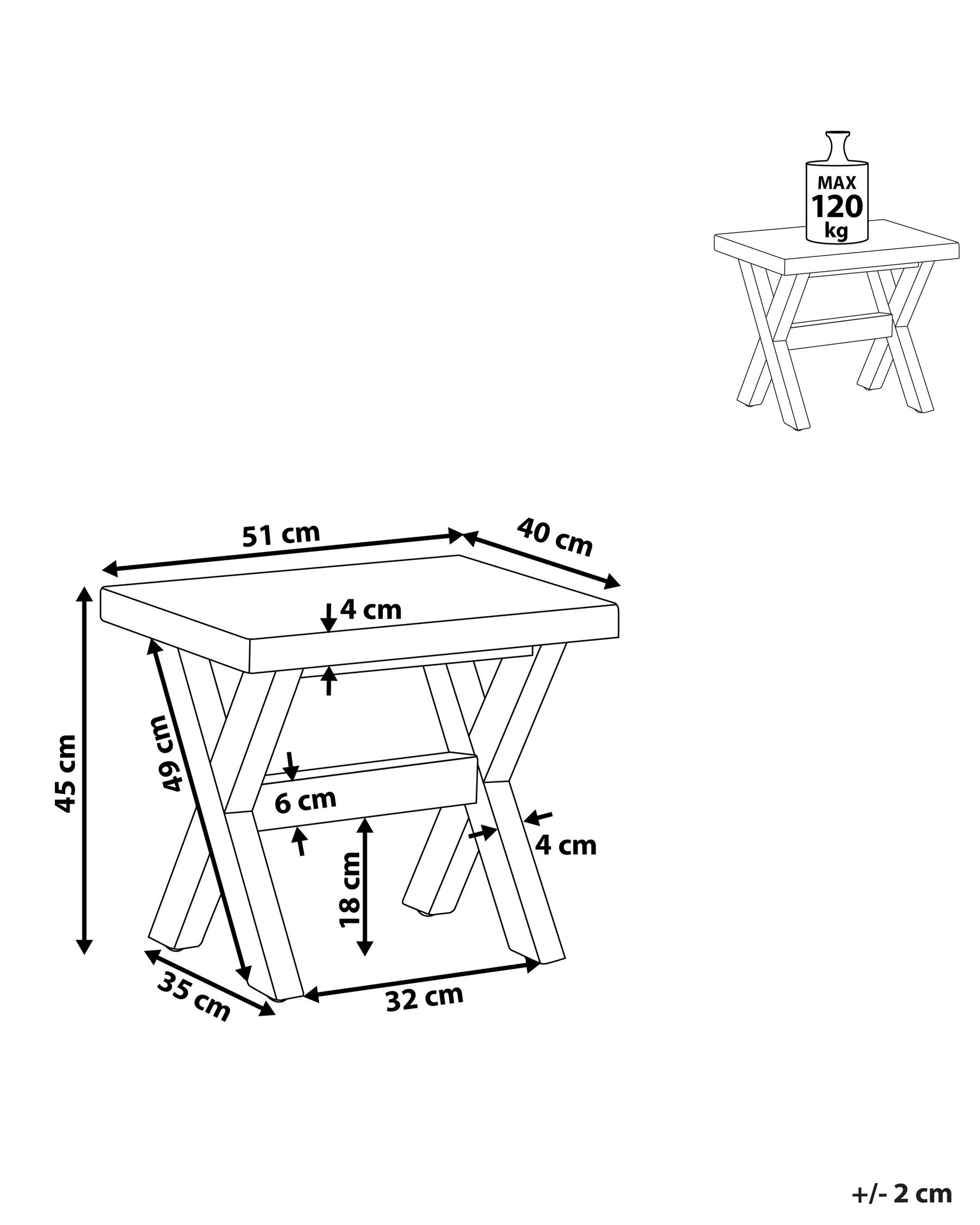 Garden Stool OLBIA Concrete White_829714