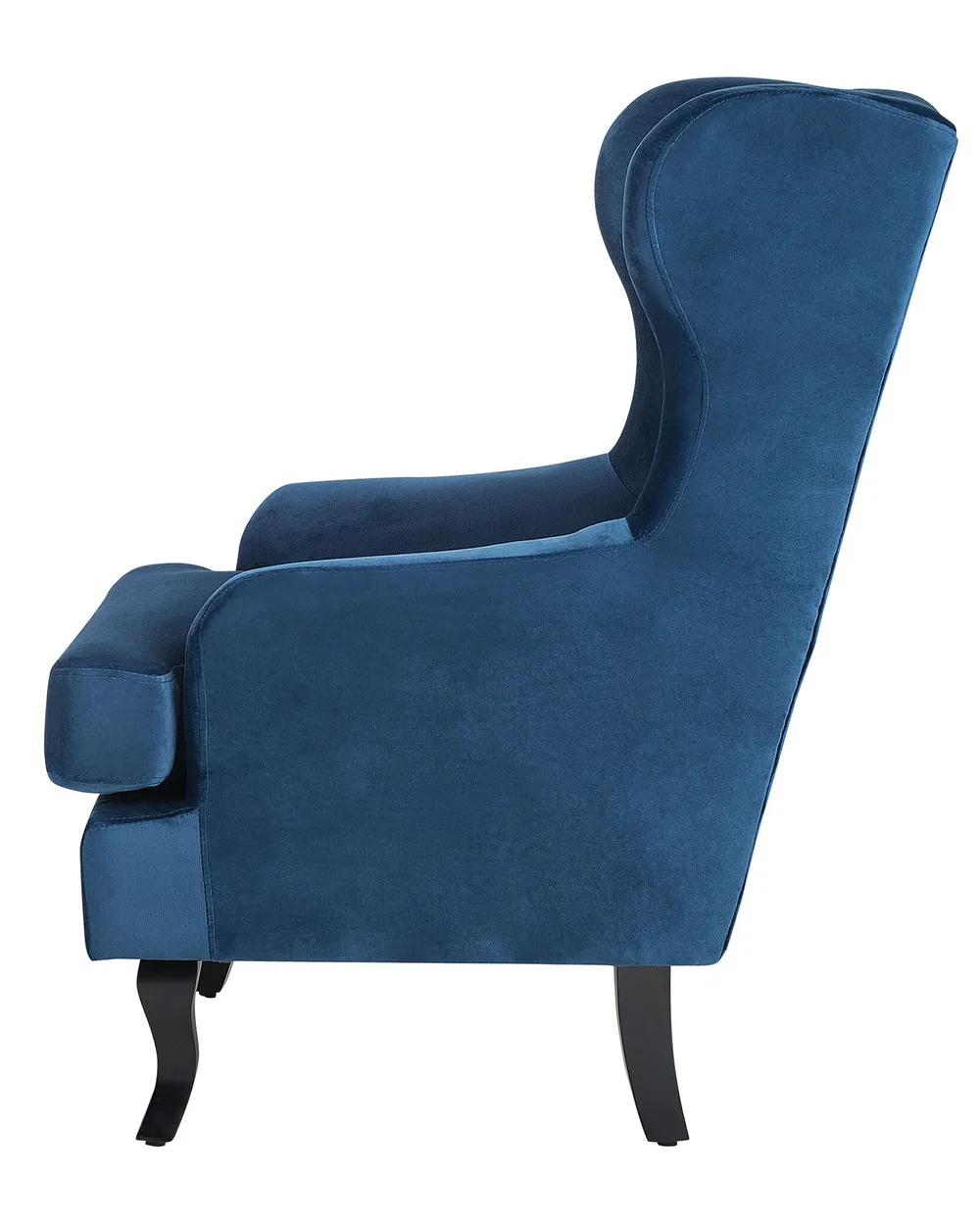 Wingback Chair ALTA Velvet Dark Blue_749407