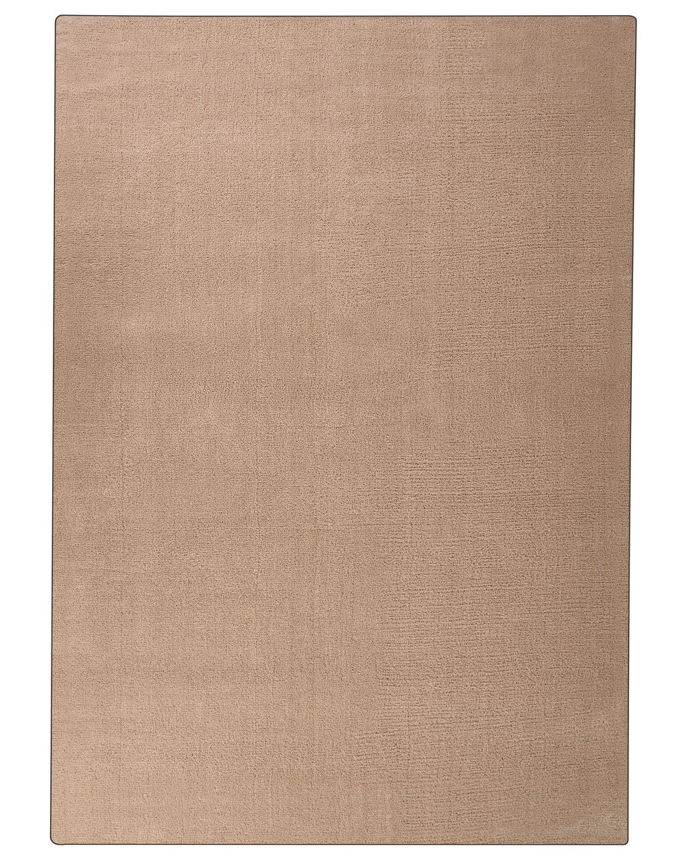 Matta med lång lugg DEMRE Sandbeige 140 x 200 cm
