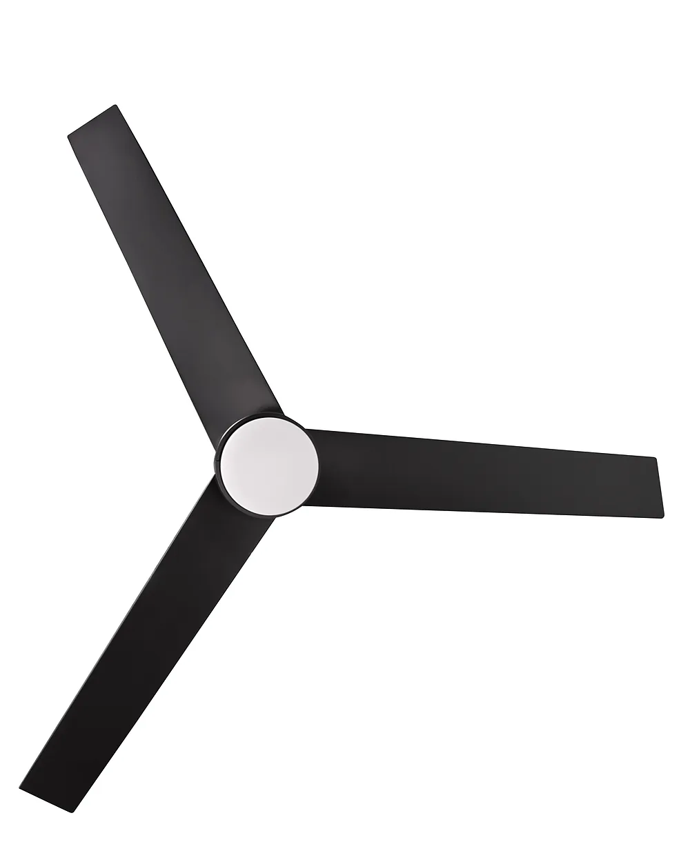 Ceiling Fan with Light TROUT with Remote LED Black_1133556