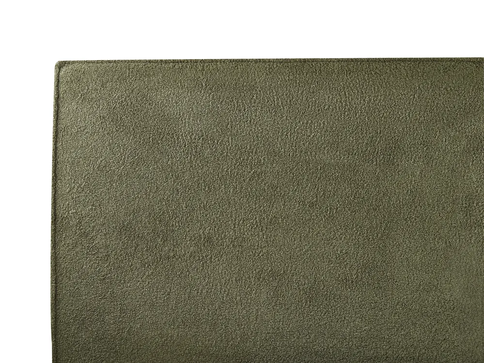 Säng med förvaring MOISSAC Bouclé Mörkgrön 180 x 200 cm_928952